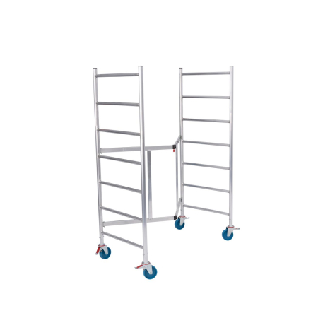 Aluminiowe rusztowanie składane Krause RollTec – wysokość robocza 2,9 m